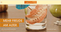 Desktop Screenshot of pflegedienst-agea.de