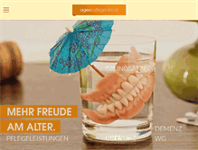 Tablet Screenshot of pflegedienst-agea.de